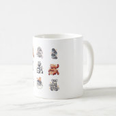 Dieren stack Delight � Cute Animal Art Koffiemok (Voorkant rechts)