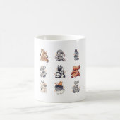 Dieren stack Delight � Cute Animal Art Koffiemok (Center)