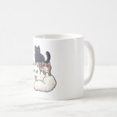 Dieren stapelen Magie Koffiemok (Voorkant rechts)