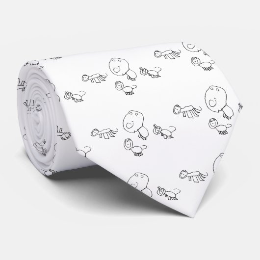 Dieren Stropdas (Opgerold)