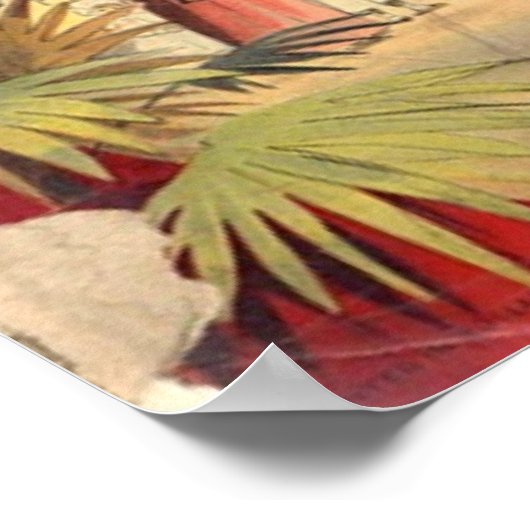 Dieren Tame & Wilde Circus Poster (Hoek)