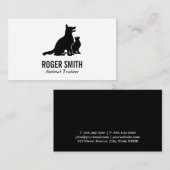 Dieren trainer | Kat en hond liefhebber Visitekaartje (Voorkant / Achterkant)
