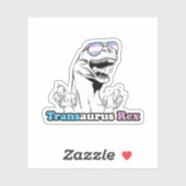 Dieren trots - Transaurus Rex Sticker (Vel)