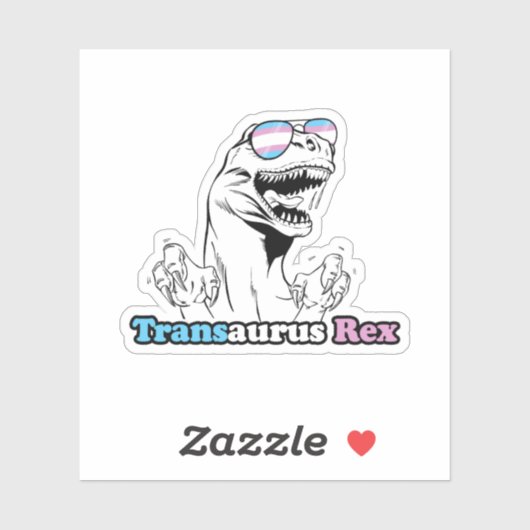 Dieren trots - Transaurus Rex Sticker (Vel)