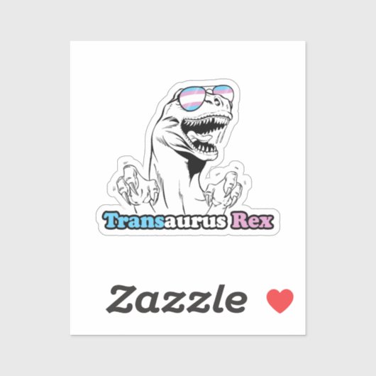 Dieren trots - Transaurus Rex Sticker (Vel)