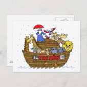 Dieren Twee bij Twee op Noah's Ark Briefkaart (Voorkant / Achterkant)