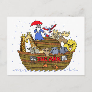 Dieren Twee bij Twee op Noah's Ark Briefkaart