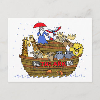 Dieren Twee bij Twee op Noah's Ark Briefkaart