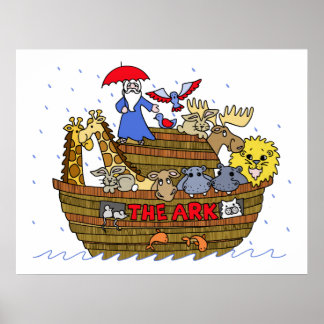 Dieren Twee bij Twee op Noah's Ark Poster