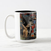 Dieren Tweekleurige Koffiemok (Links)
