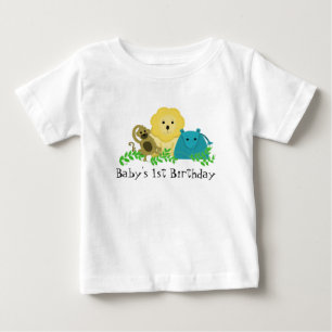 Dieren uit de dierentuin 1e verjaardag baby