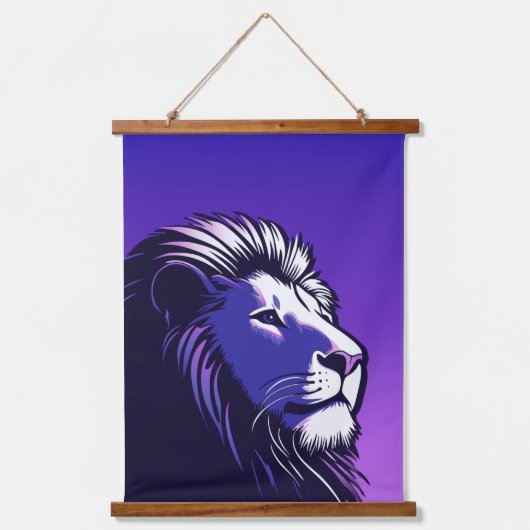 Dieren uit de jaren 80 hangend wandkleed (Voorkant)