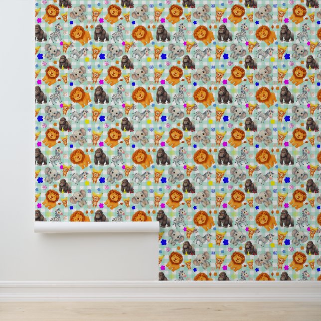 Dieren uit de Jungle Behang (Applicatie)