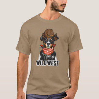 Dieren uit de Wilde Westen vintage T-shirt