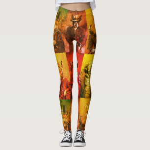 Dieren uit vroeger tijden in kleren Leggings
