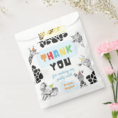 Dieren van 50 partijen behandelen zakken | Dierenw Bedankzakje (Gezegeld)