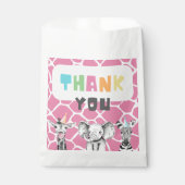 Dieren van 50 partijen behandelen zakken | Dierlij Bedankzakje (Voorkant)