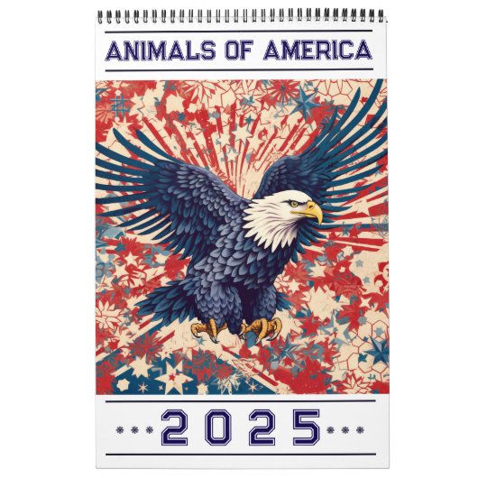 Dieren van Amerika 2025 Kalender (Hoes)