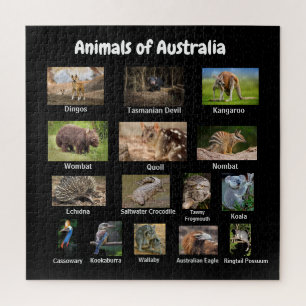 Dieren van Australia Jigzaag Puzzle Legpuzzel