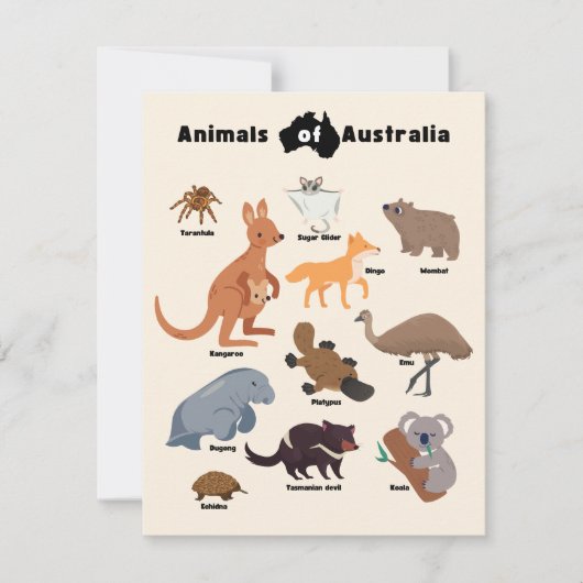 Dieren van Australië Aussie Wildlife (Voorkant)