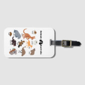 Dieren van Australië Aussie Wildlife Bagagelabel (Voorkant (horizontaal))