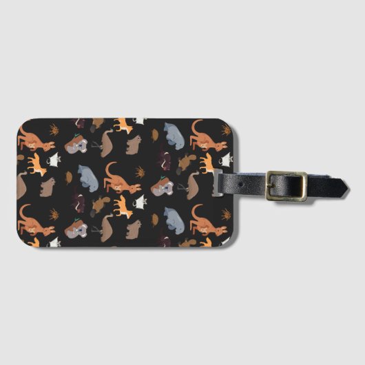 Dieren van Australië Aussie Wildlife Bagagelabel (Voorkant (horizontaal))