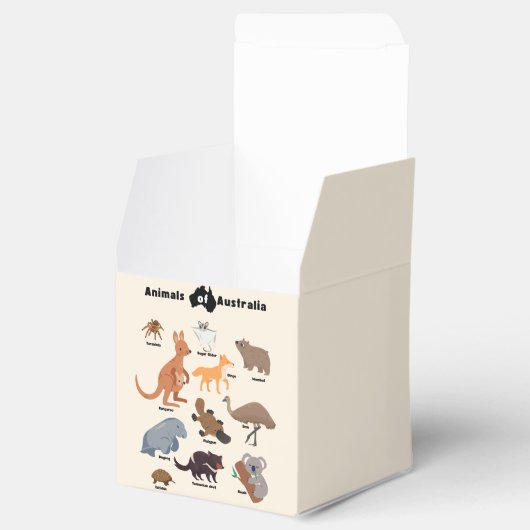 Dieren van Australië Aussie Wildlife Bedankdoosjes (Geopend)