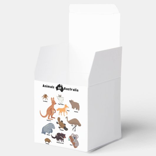Dieren van Australië Aussie Wildlife Bedankdoosjes (Geopend)