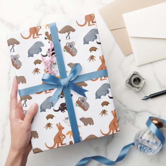 Dieren van Australië Aussie Wildlife Cadeaupapier (Geschenken)