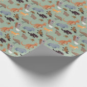 Dieren van Australië Aussie Wildlife Cadeaupapier (Hoek)