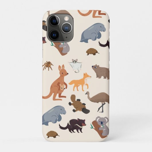Dieren van Australië Aussie Wildlife Case-Mate iPhone Case (Achterkant)