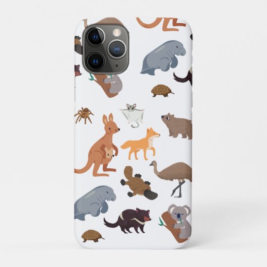 Dieren van Australië Aussie Wildlife Case-Mate iPhone Case (Achterkant)
