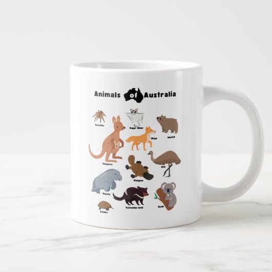 Dieren van Australië Aussie Wildlife Grote Koffiekop (Rechts)