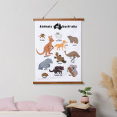 Dieren van Australië Aussie Wildlife Hangend Wandkleed (Slaapkamer)