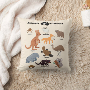 Dieren van Australië Aussie Wildlife Kussen