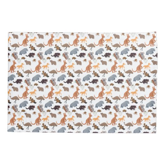 Dieren van Australië Aussie Wildlife Kussensloop (Achterkant)