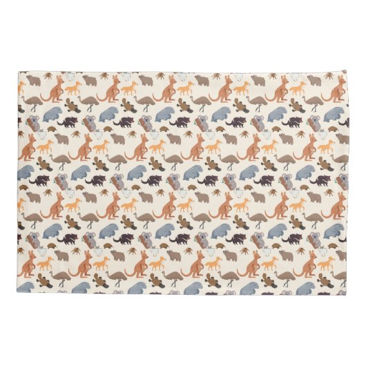 Dieren van Australië Aussie Wildlife Kussensloop (Achterkant)