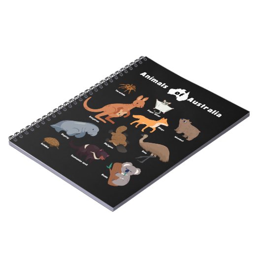 Dieren van Australië Aussie Wildlife Notitieboek (Linkerzijde)