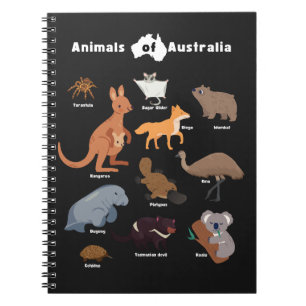 Dieren van Australië Aussie Wildlife Notitieboek