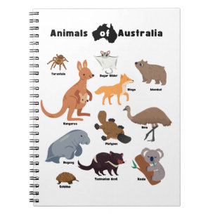 Dieren van Australië Aussie Wildlife Notitieboek