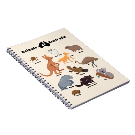 Dieren van Australië Aussie Wildlife Notitieboek (Rechterzijde)