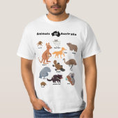 Dieren van Australië Aussie Wildlife T-shirt (Voorkant)