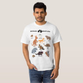 Dieren van Australië Aussie Wildlife T-shirt (Voorkant volledig)