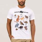 Dieren van Australië Aussie Wildlife T-shirt (Voorkant)