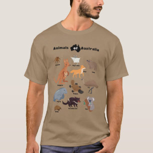 Dieren van Australië Aussie Wildlife T-shirt
