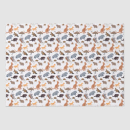 Dieren van Australië Aussie Wildlife Tissuepapier