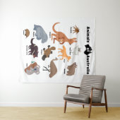 Dieren van Australië Aussie Wildlife Wandkleed (In Situ (horizontaal))