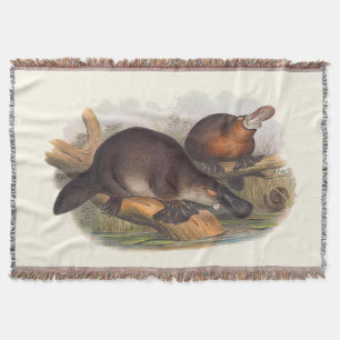 Dieren van Australië De Eend Billed Platypus Tapij Deken
