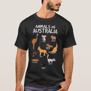 Dieren van Australische Australische Australische  T-shirt