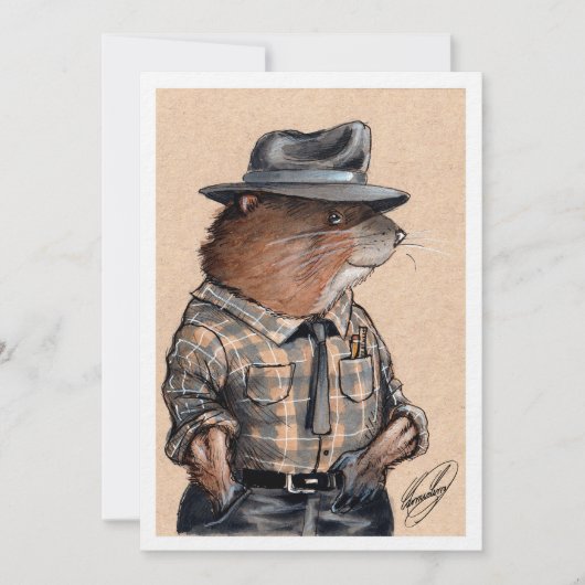 Dieren van Big Rock: E. Muskrat (Voorkant)